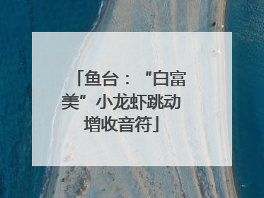 鱼台：“白富美”小龙虾跳动增收音符